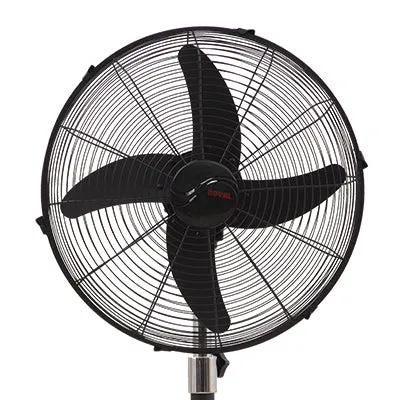 Royal Magnum Black Pedestal Fan