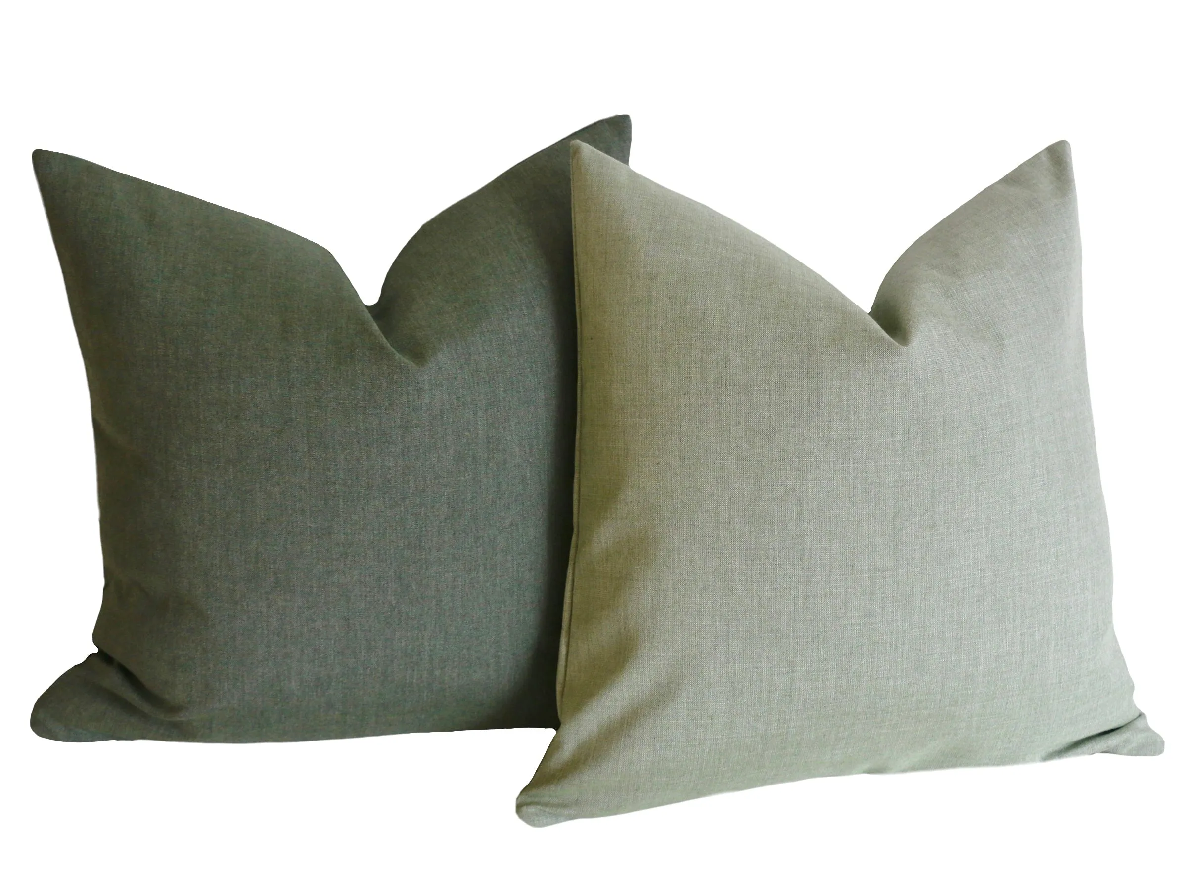 Sage or Pine Green Sunbrella Outdoor Pillow cover / Sunbrella Solids