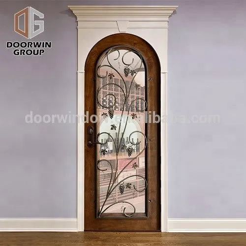 SanFrancisco office Solid Wood Wine Cellar Door with Insulated Decorative Glassby Doorwin