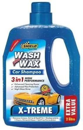 Shield Wash Plus Wax Car Shampoo 3 in 1 X-Treme 2 L