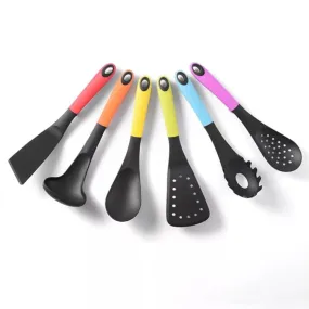 Silicone Cooking Utensils Set With Holder, Non-Stick Pan Heat Resistant Nylon Silicone Baking Set