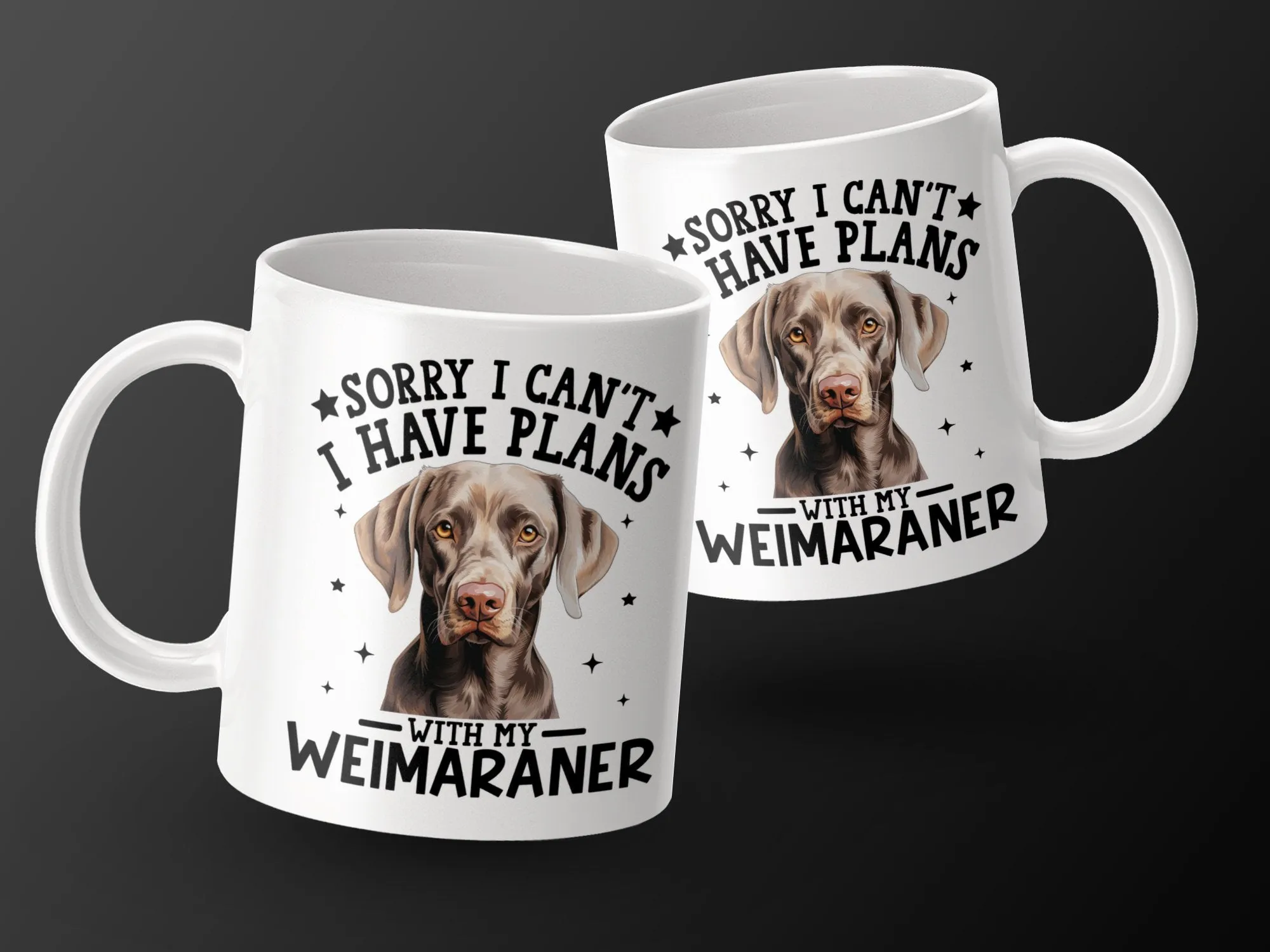 Sorry I Can't I Have Plans With My Weimaraner Mug