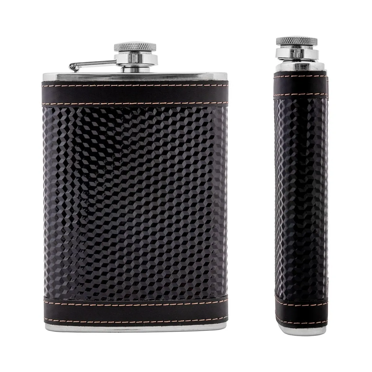 Stainless Steel 9 oz Gift Flask for Liquor, Set of 6