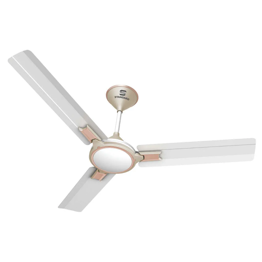 Standard Ameo ES Premium Ceiling Fan 1200mm Pearl White Gold Mist FSCAO1SPWM48