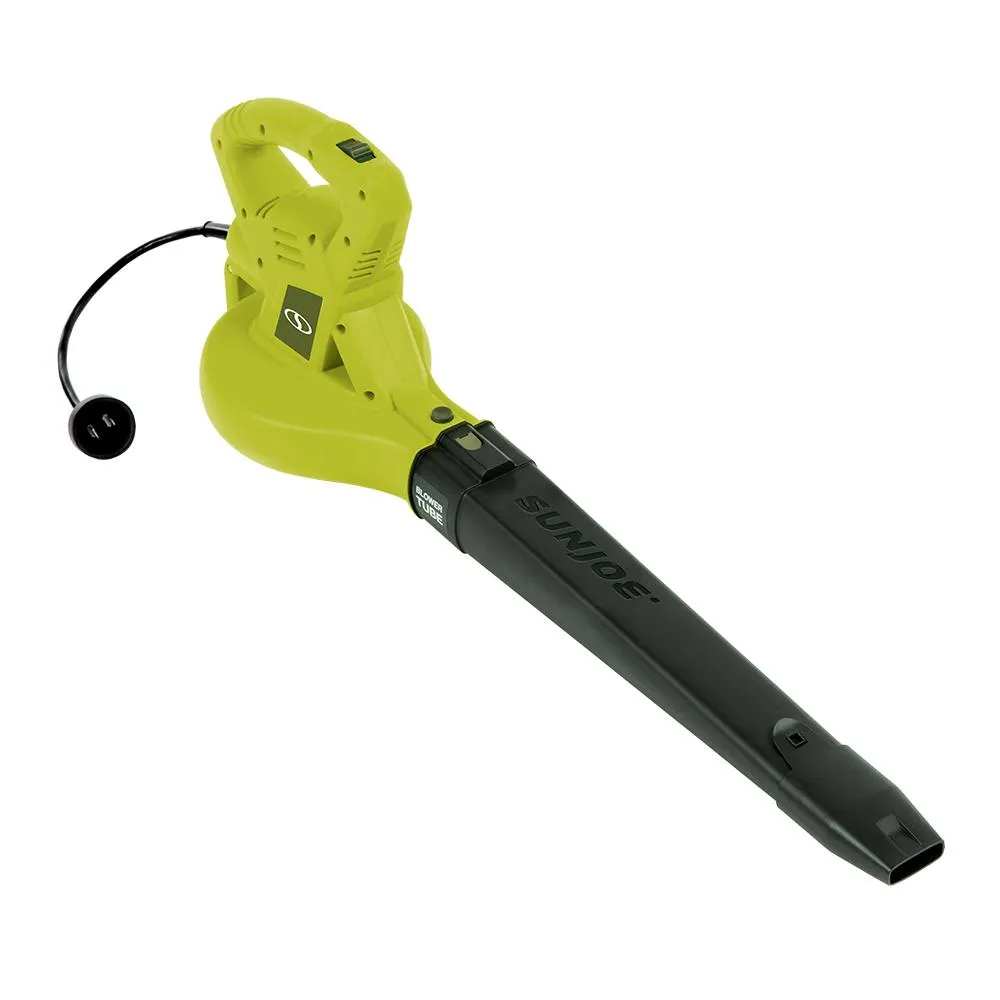 Sun Joe SBJ601E-RM 2-Speed Electric Blower | 215 MPH | 10 Amp | Green (Certified Refurbished)