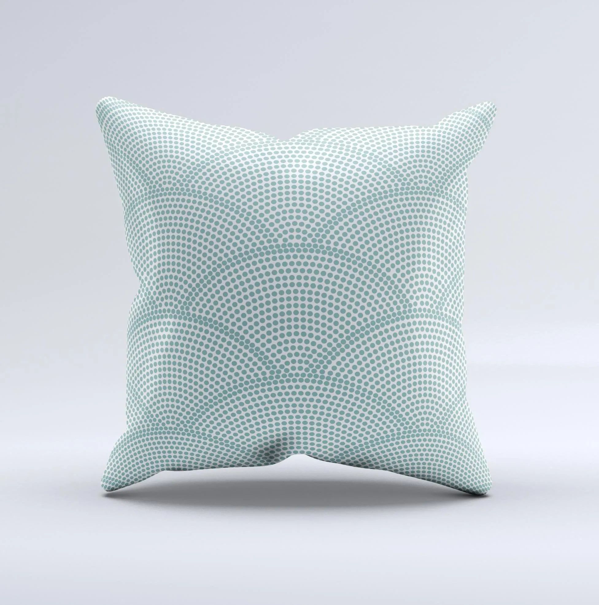 Teal Pattern Decorative Throw Pillow