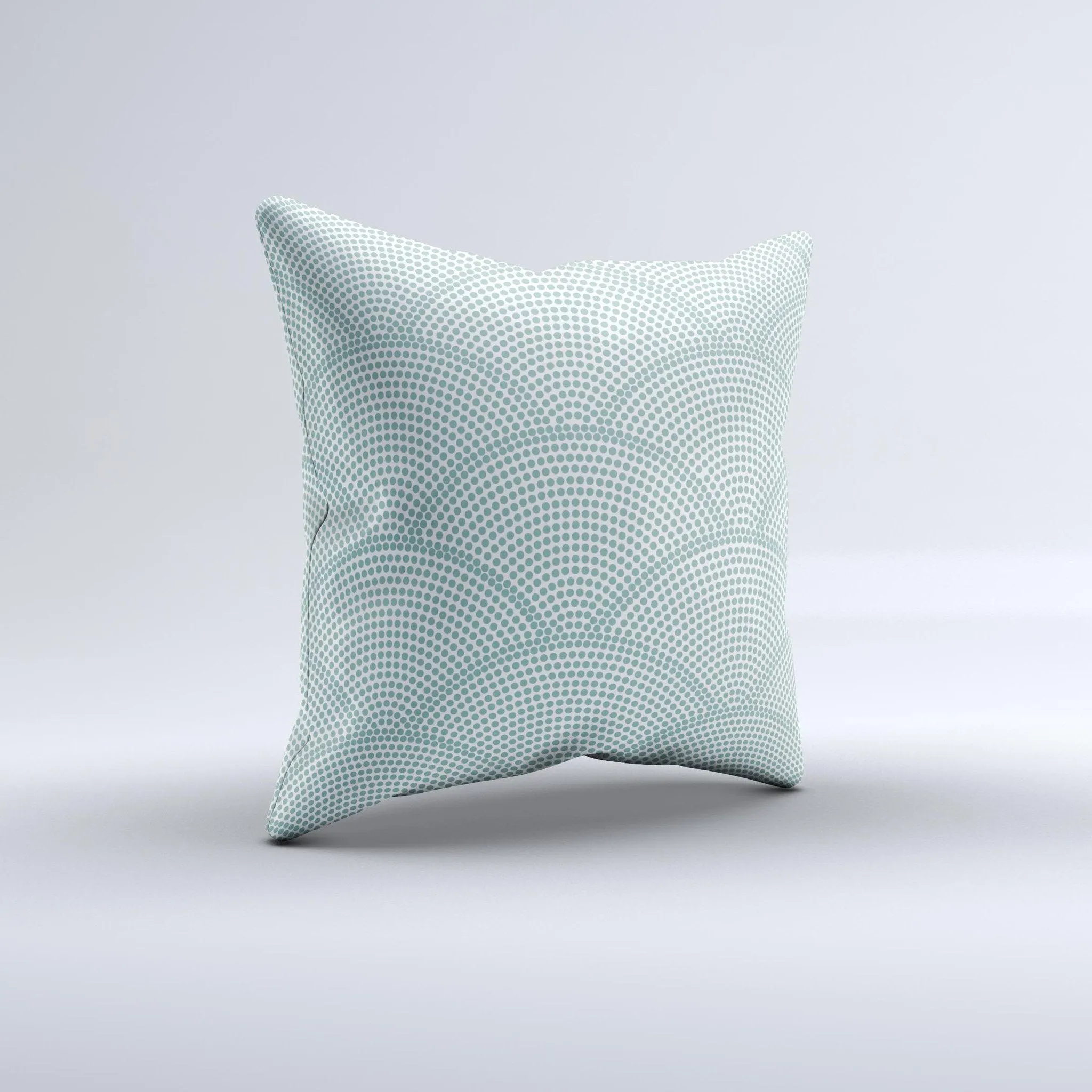 Teal Pattern Decorative Throw Pillow