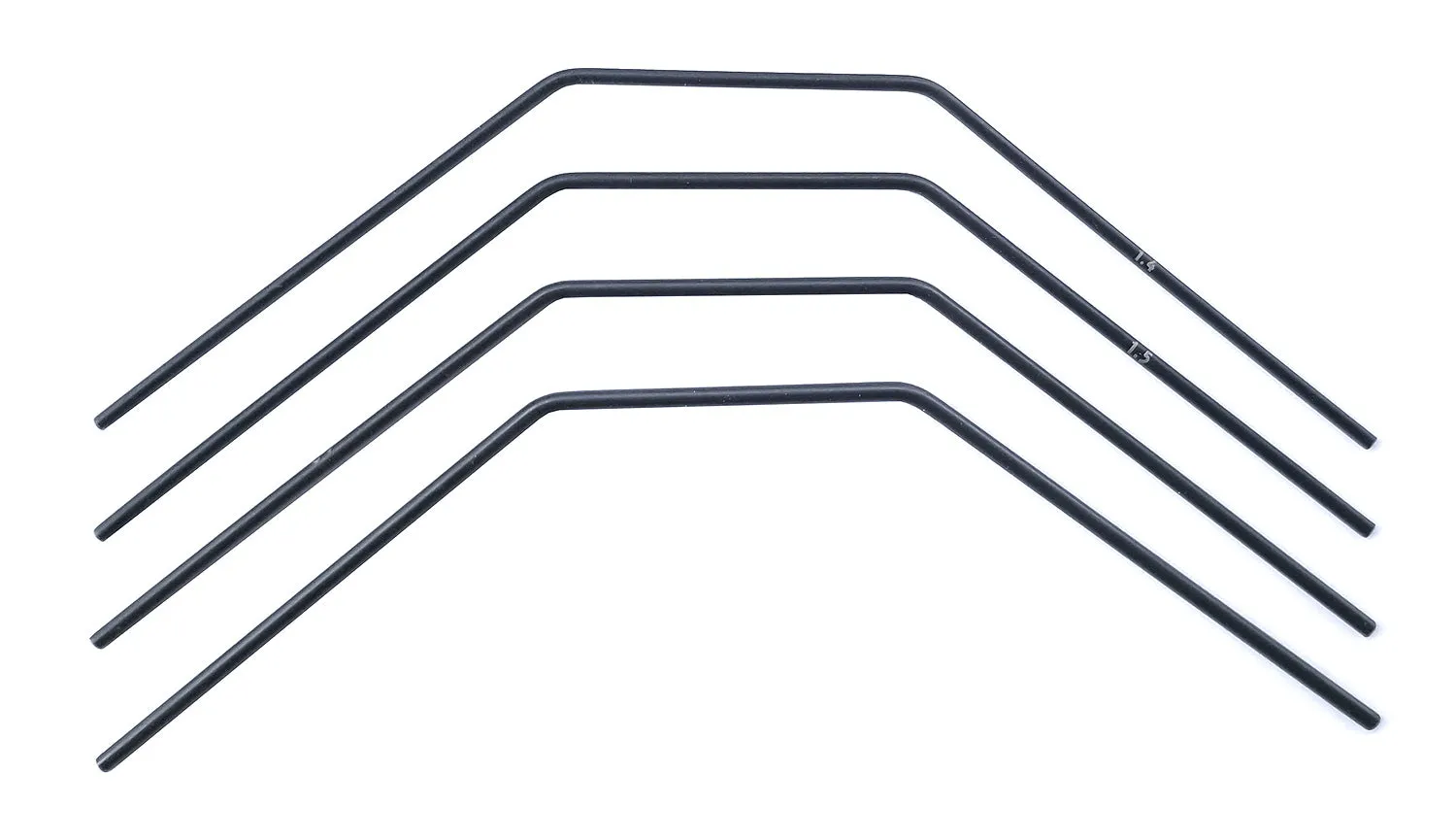 Team Associated RC10B74.1 Anti-roll Bar Set, 1.4-1.7mm (ASS92290)