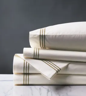 Tessa Ivory Queen Sheet Set in Oliva