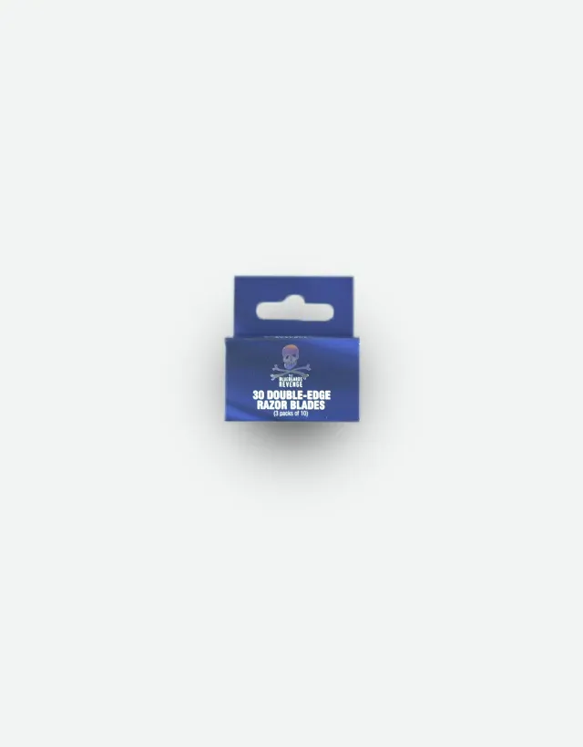 The Bluebeards Revenge - 30 Double-Edge Razor Blades, (3 pack of 10)