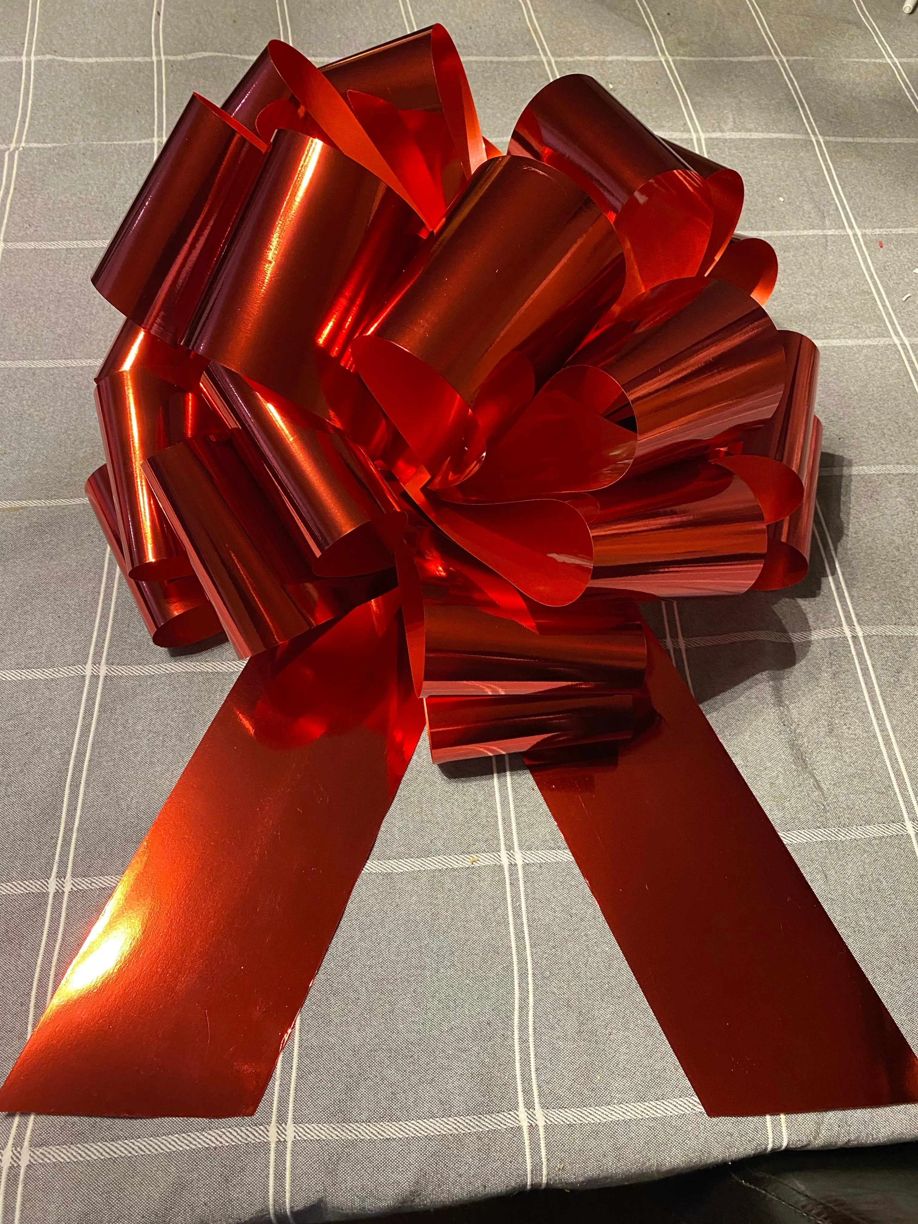 The Giant Red Car Bow 18'', for Ride On Cars, Real Cars, Any gifts