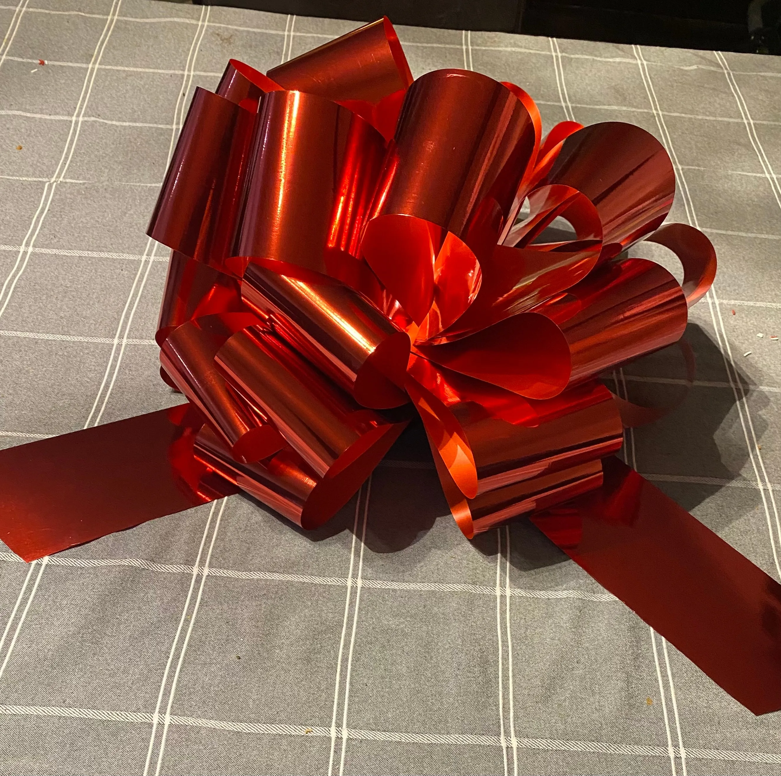 The Giant Red Car Bow 18'', for Ride On Cars, Real Cars, Any gifts