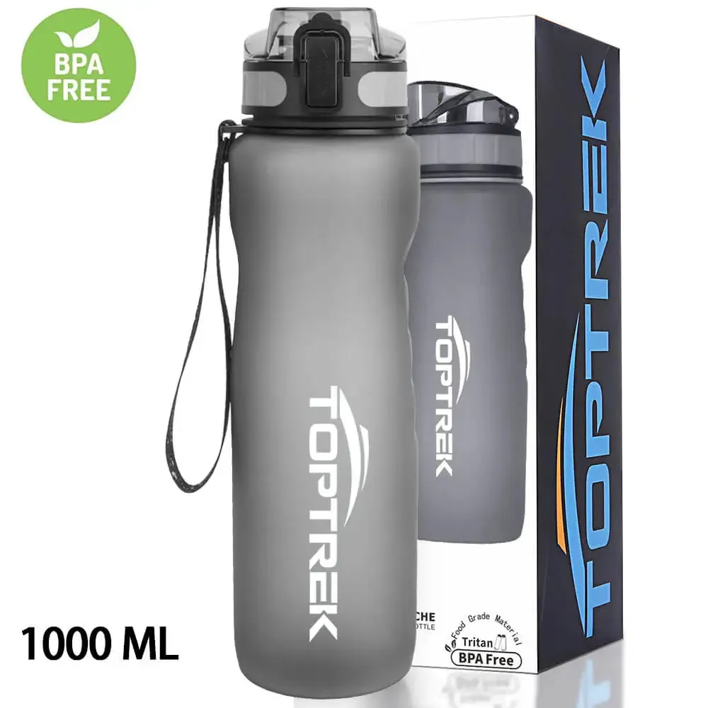 Toptrek Sports Water Bottle Outdoor Sport Drinking Water Leak Proof