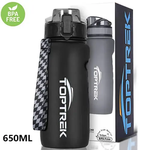 Toptrek Sports Water Bottle Outdoor Sport Drinking Water Leak Proof