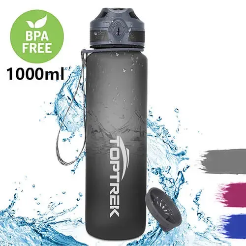 Toptrek Sports Water Bottle Outdoor Sport Drinking Water Leak Proof