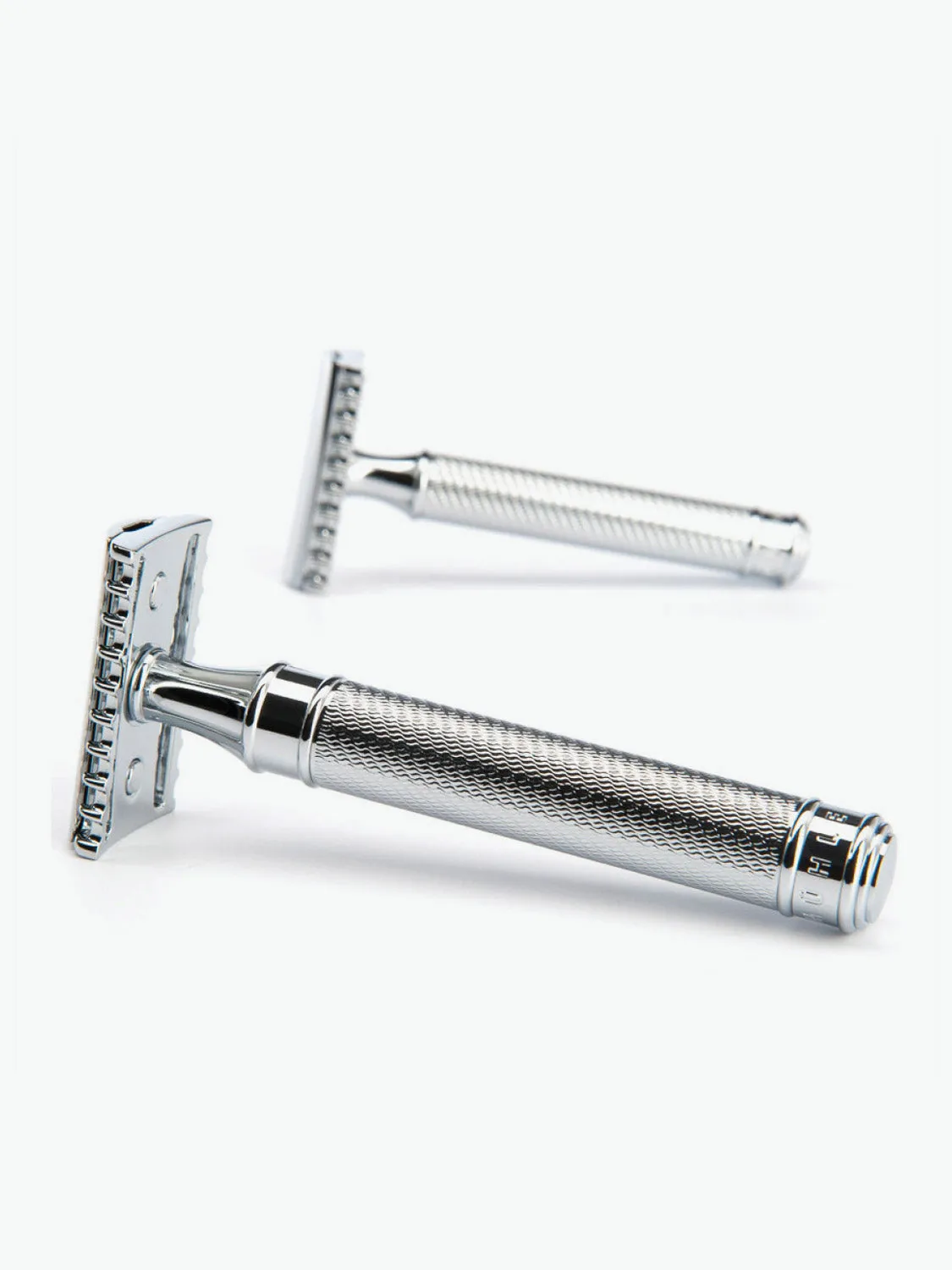 Traditional Grande Open Comb Safety Razor Silver