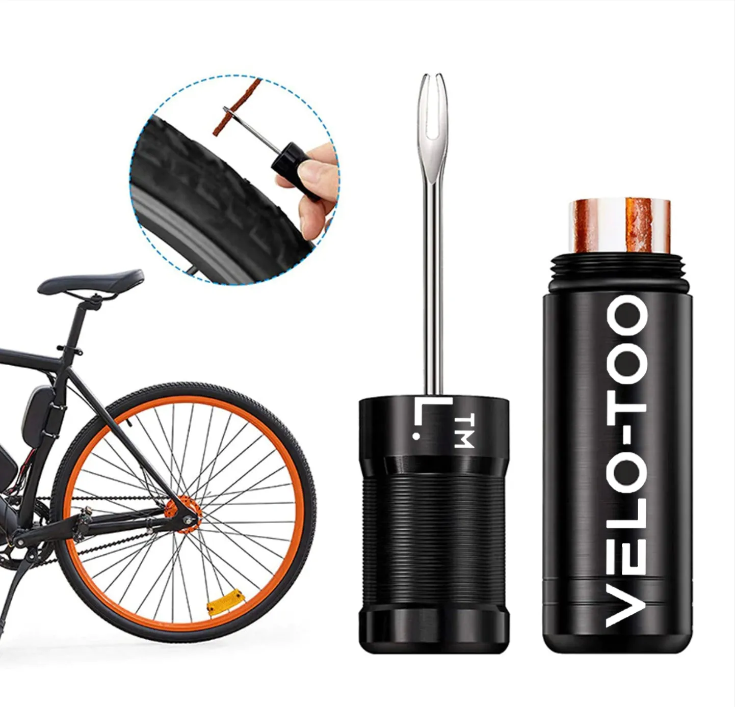 Tubeless Tire Essential Repair Kit Bundle