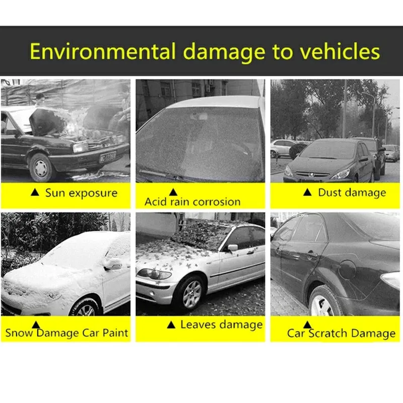 Universal Car Covers Indoor Outdoor Full Auot Cover Sun UV Snow Dust Resistant Protection for Sedan SUV