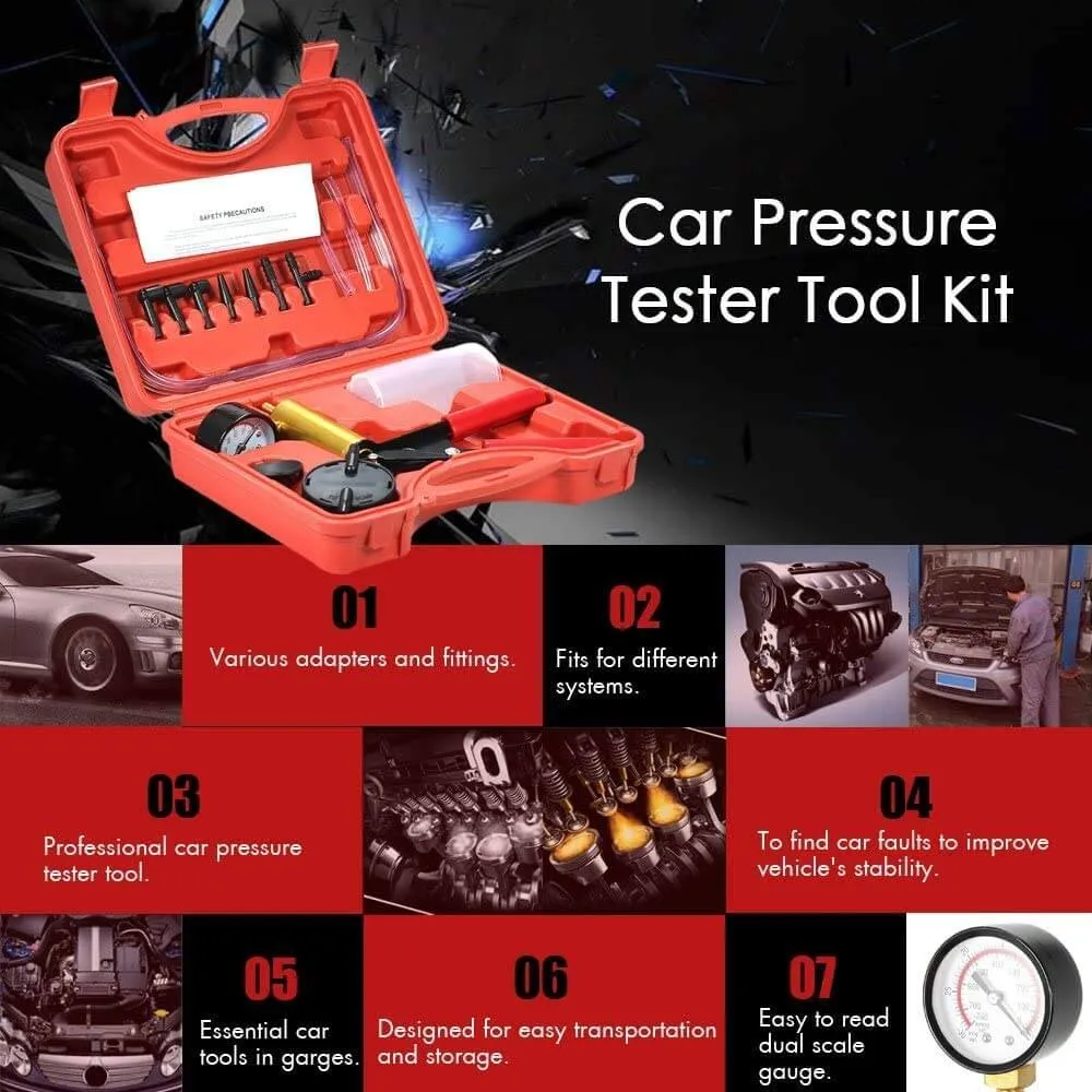 Universal Vacuum Pump Kit, Brake Bleeder Kit