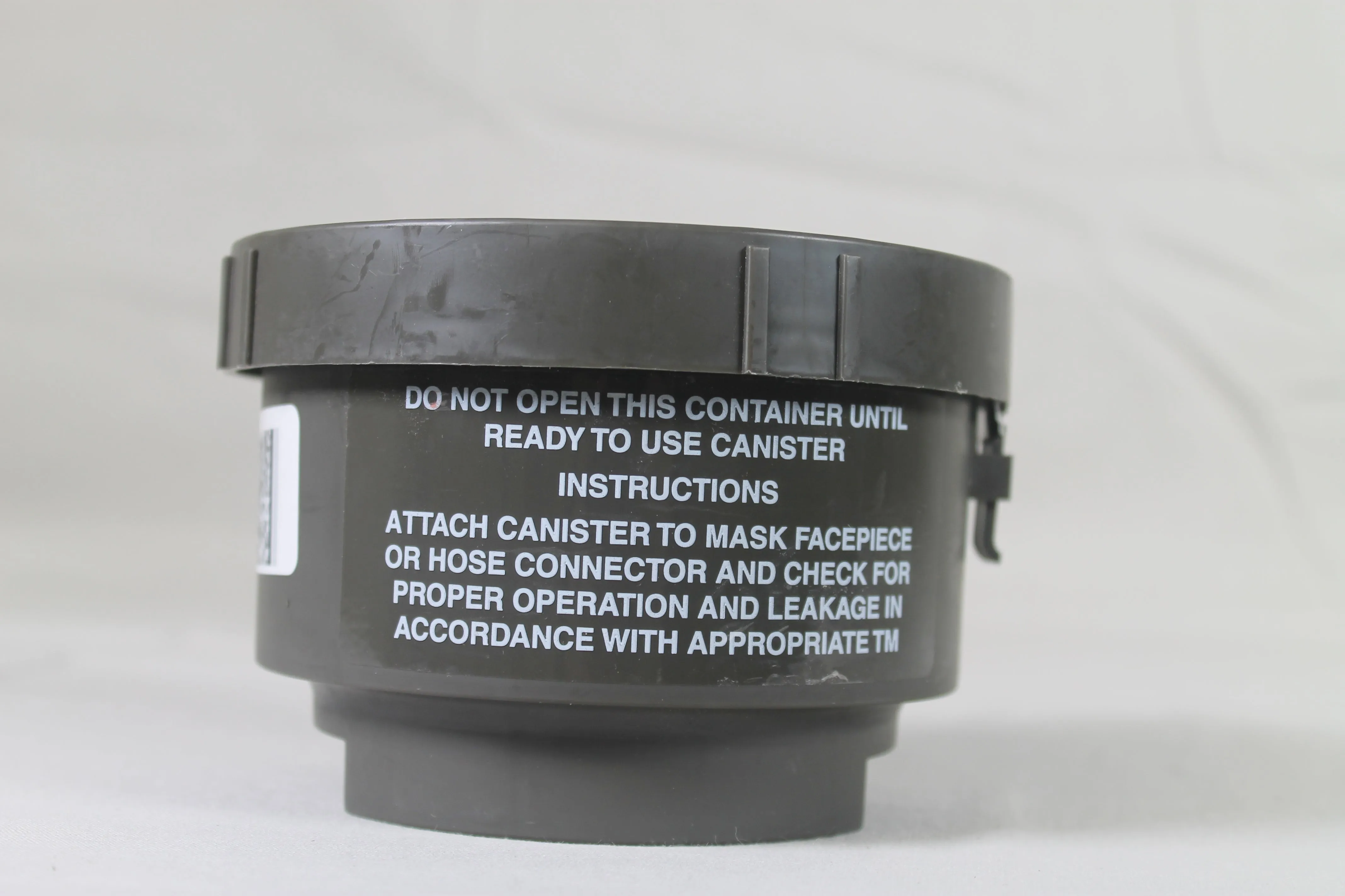 USGI C2A1 40mm Gas Mask Filter Plastic Packaging