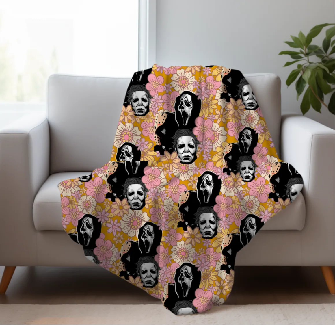 Vintage Horror Blanket