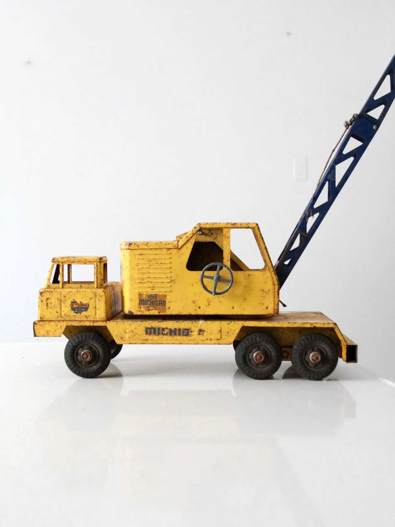 vintage NY Lint toy crane