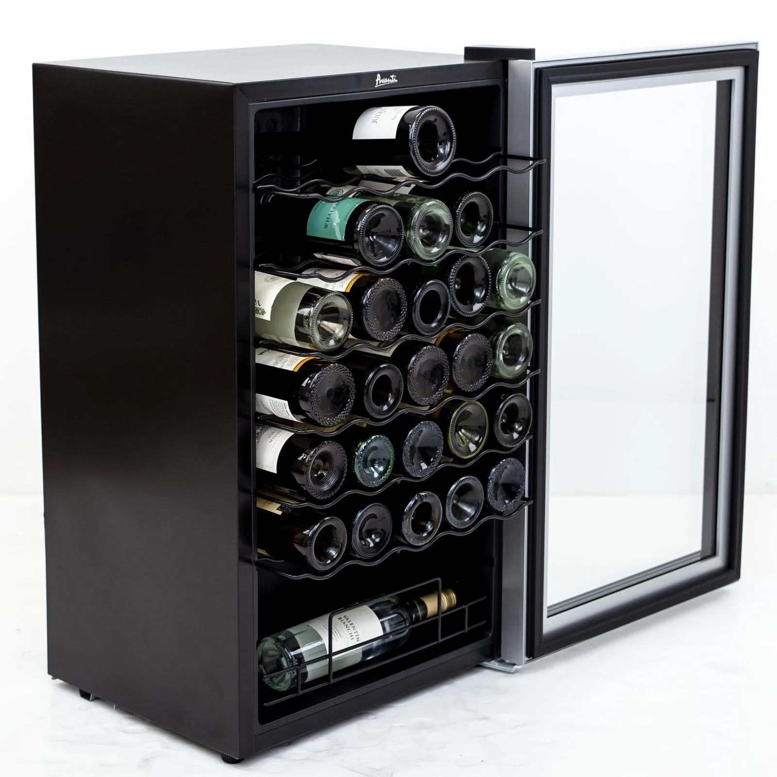 WC34N2P Avanti 34 Bottle Wine Cooler - Platinum / 3.3 cu. ft.