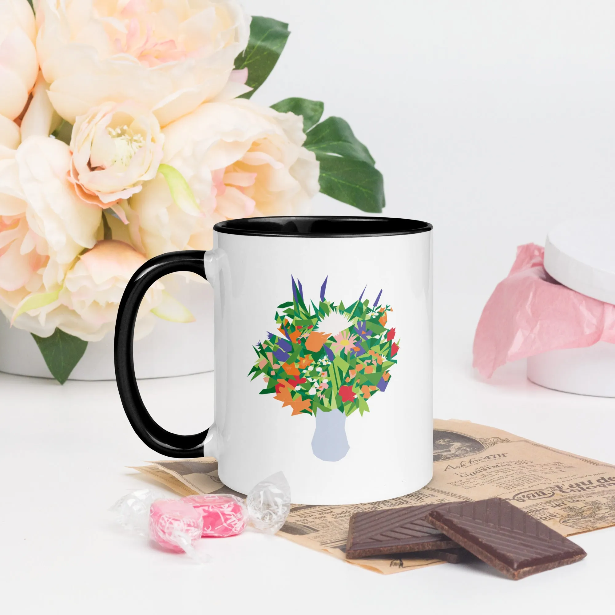 Wildflower Bouquet Quilt Mug