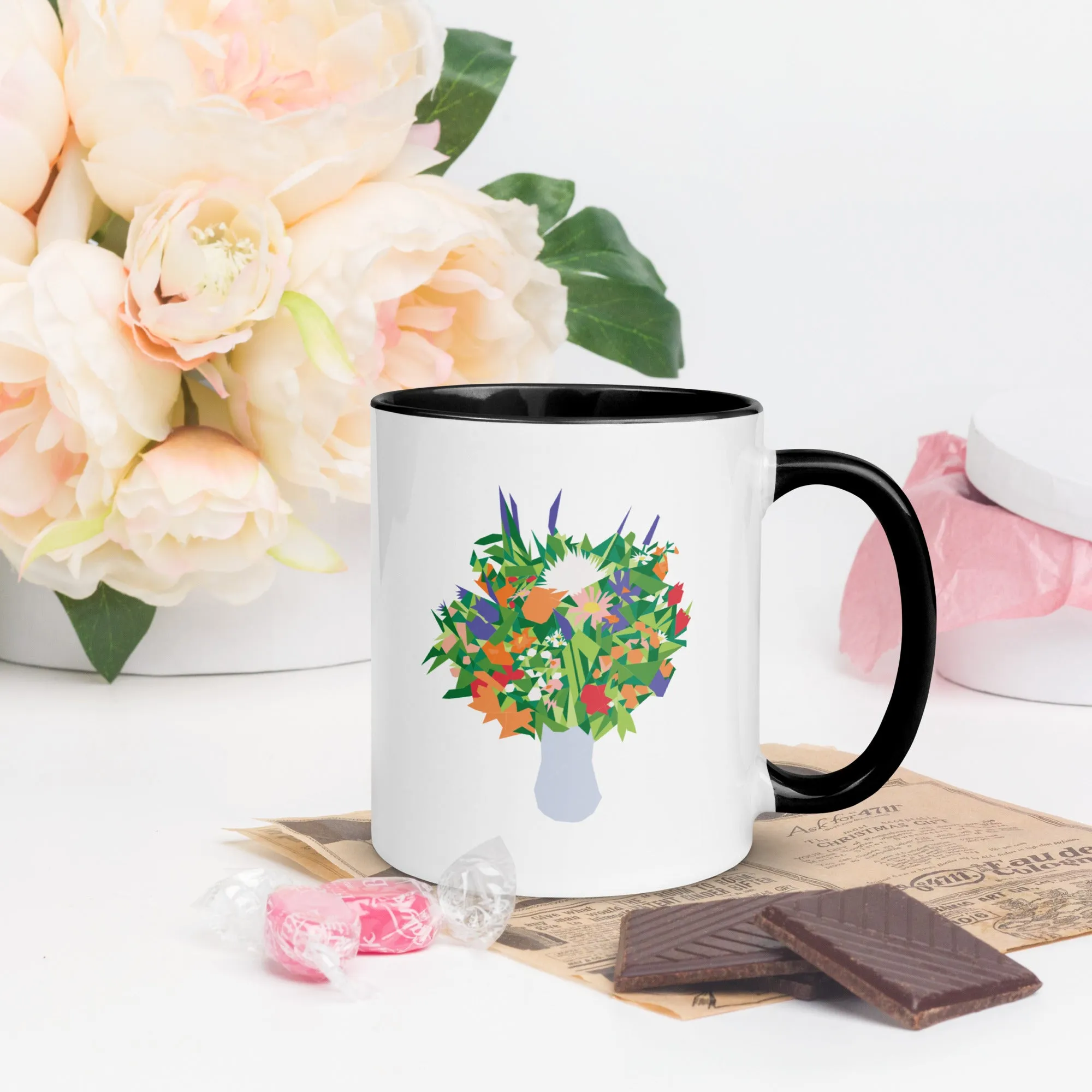 Wildflower Bouquet Quilt Mug