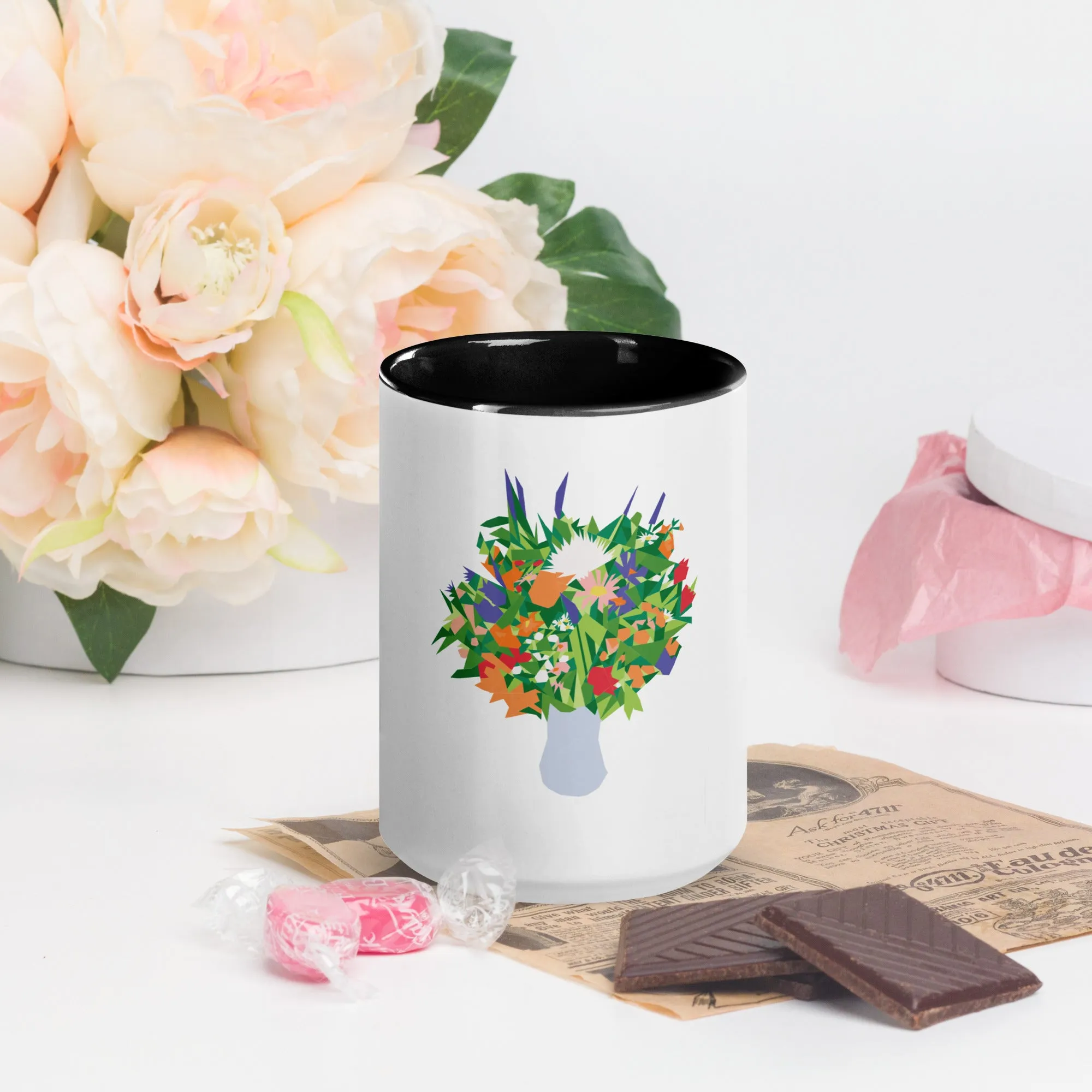 Wildflower Bouquet Quilt Mug