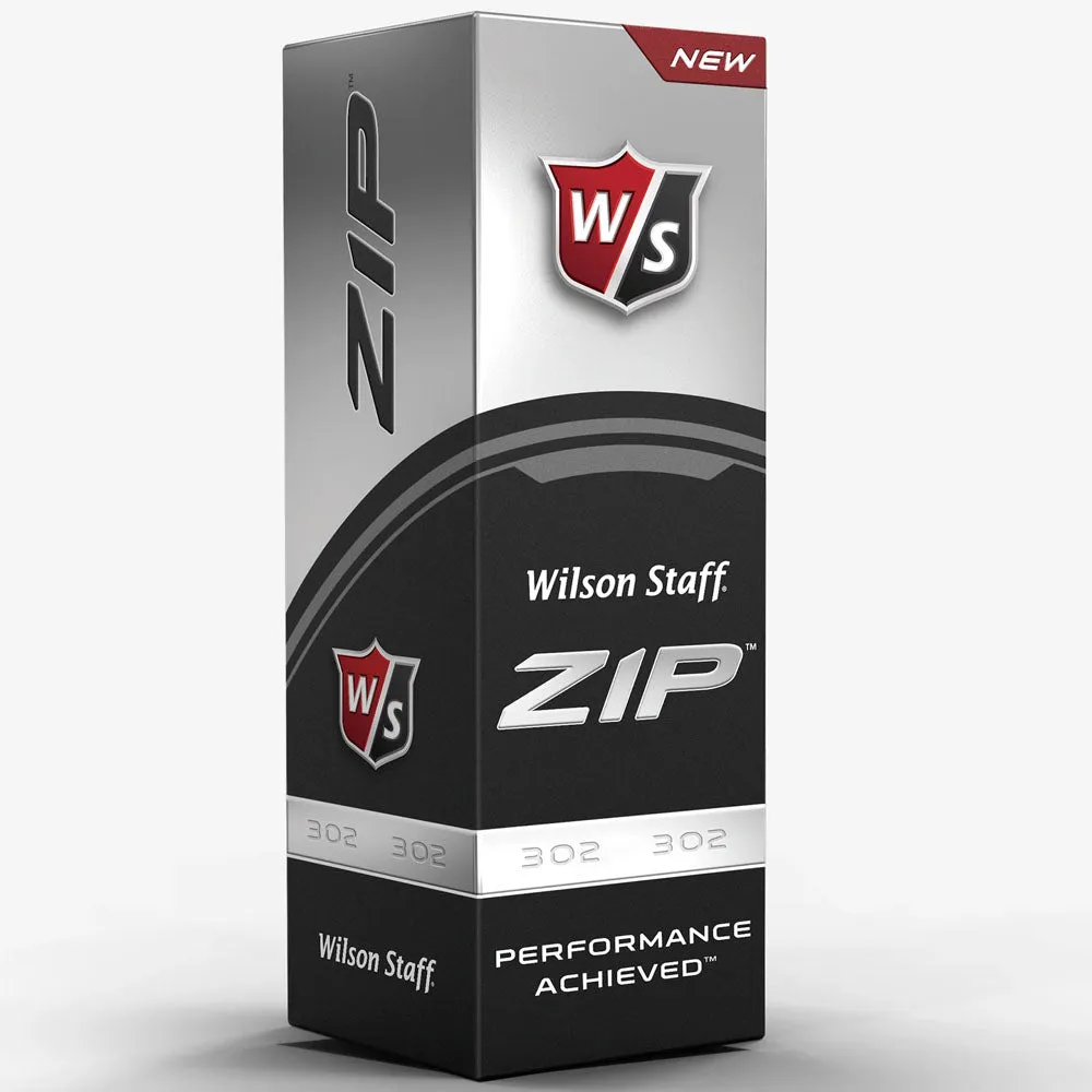 Wilson Staff ZIP Golf Balls - White - Double Dozen