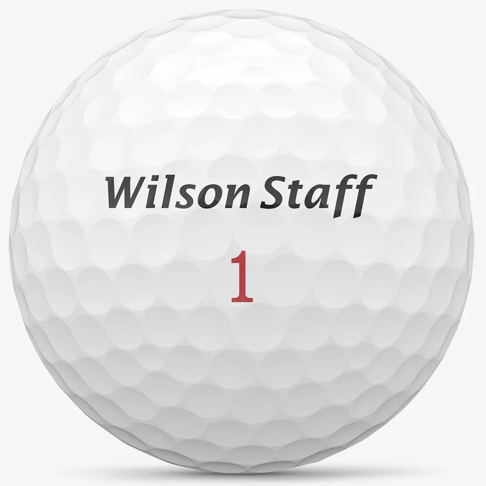 Wilson Staff ZIP Golf Balls - White - Double Dozen