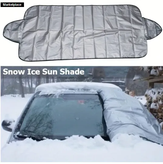 Winter Car Snow Cover Foldable Car Windshield Cover Sunshade Snow Cover Cans