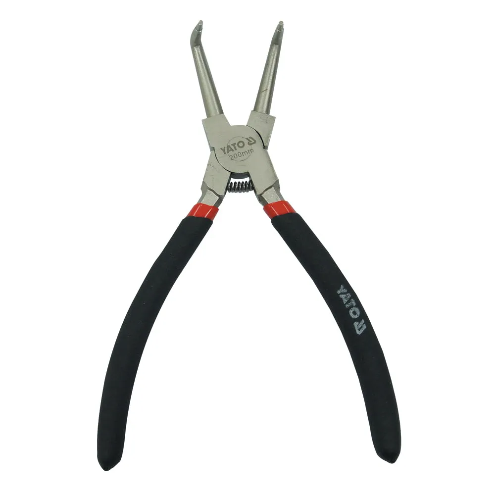 YATO PLIER CIRCLIP 200MM INT BENT