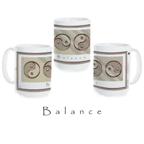 Yin Yang Coffee Mug "Metal" (Balance)