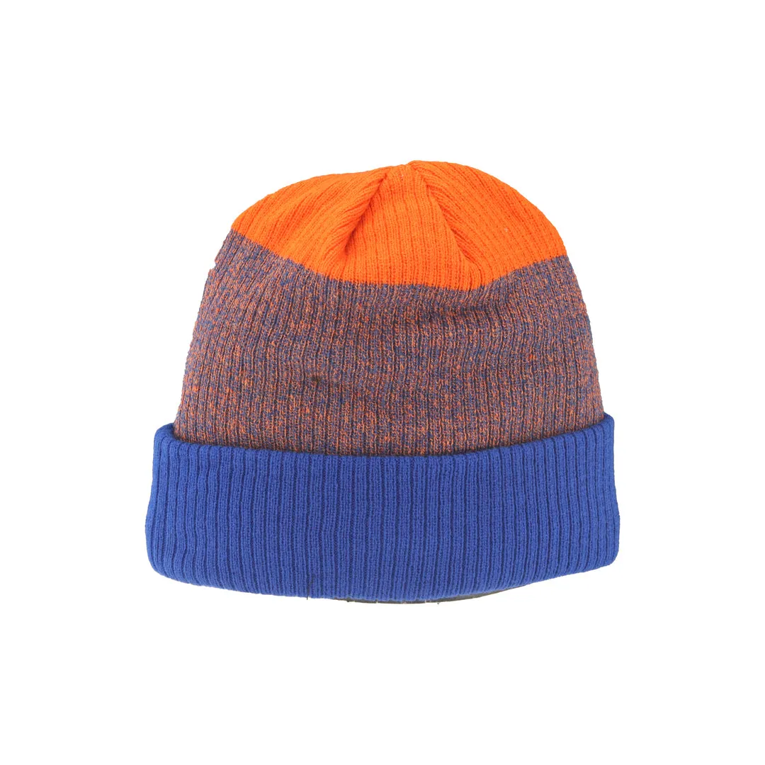 Zephyr Mens' NHL Oil Drop Phase Cuffed Beanie Knit Toque Orange/Royal