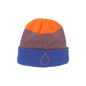 Zephyr Mens' NHL Oil Drop Phase Cuffed Beanie Knit Toque Orange/Royal